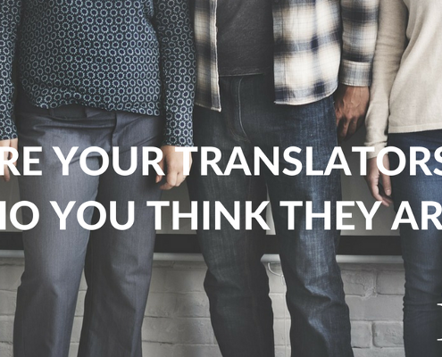 What do you know about the translators working on your stuff….?
